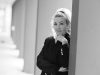 Rain photo shoot with charming musician, singer, songwriter..... Silvie Rider Young from USA / Silvie Rider-Young 28.8.23 Foto Sigi Müller